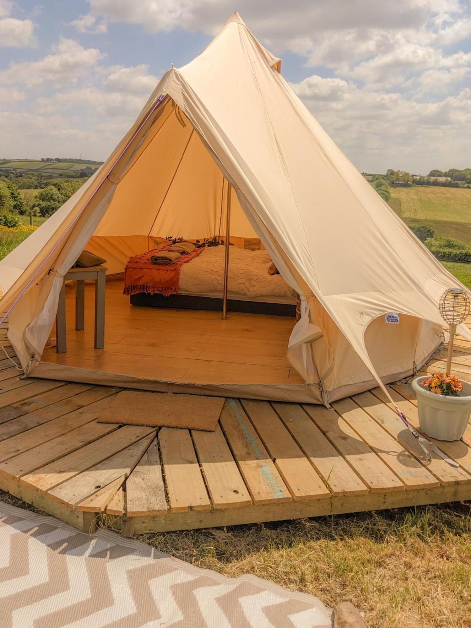 Immaculate Bell Tent Retreat North Devon Bideford Exterior foto